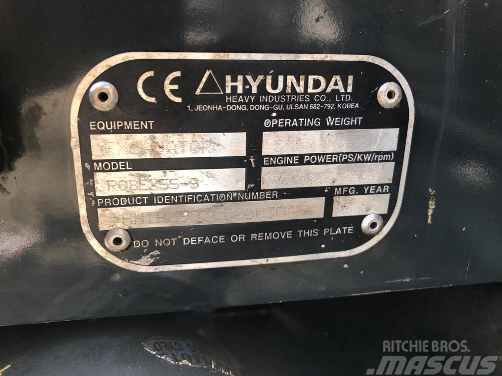 Hyundai R55-9 Mini excavatoare < 7t
