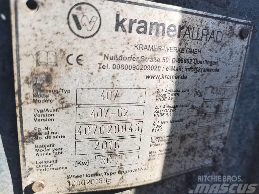 Kramer Allrad 407 KT 2010r.Parts Încărcătoare pe roți telescopice