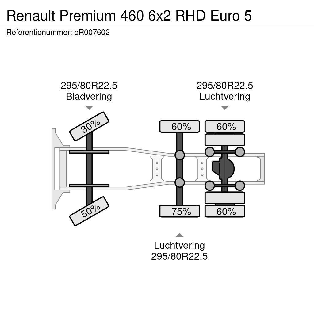 Renault Premium 460 6x2 RHD Euro 5 Autotractoare