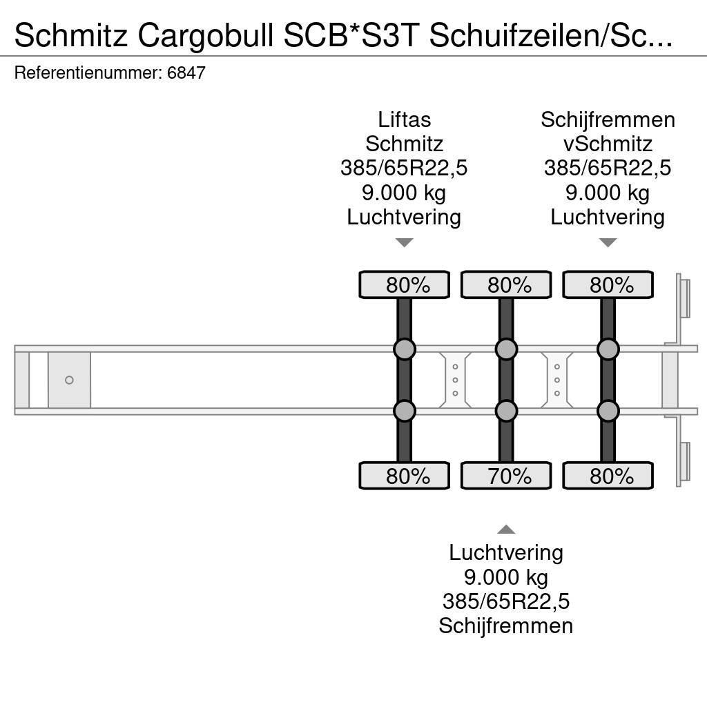 Schmitz Cargobull SCB*S3T Schuifzeilen/Schuifdak Liftas Schijfremmen Semi-remorca speciala