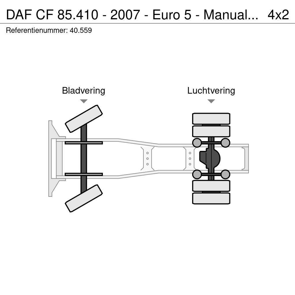 DAF CF 85.410 - 2007 - Euro 5 - Manual ZF - 40.559 Autotractoare