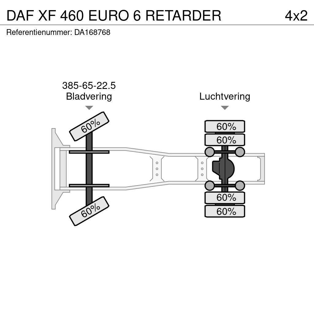 DAF XF 460 EURO 6 RETARDER Autotractoare