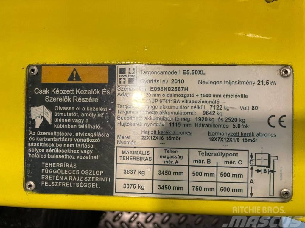 Hyster E 5.50 XL NEW BATTERY & TIRES Stivuitor electric