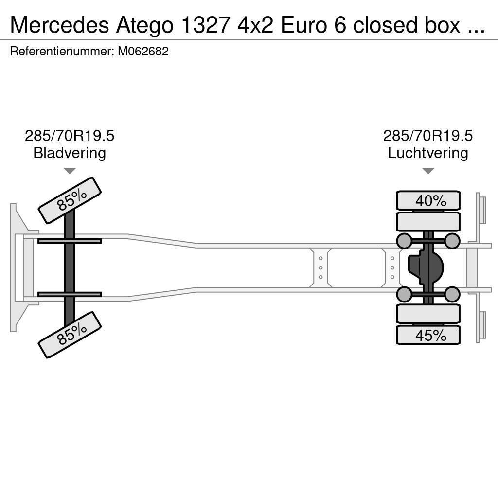 Mercedes-Benz Atego 1327 4x2 Euro 6 closed box + taillift Autocamioane