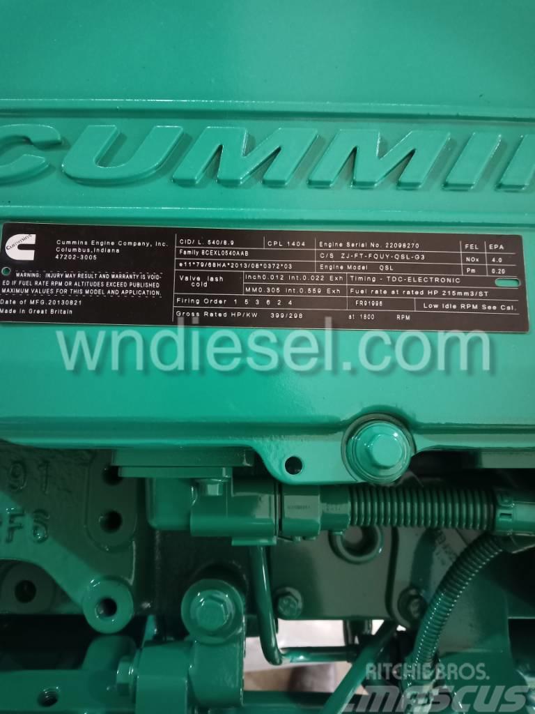 Cummins diesel engine QSL9-G3 CPL1404 Motoare
