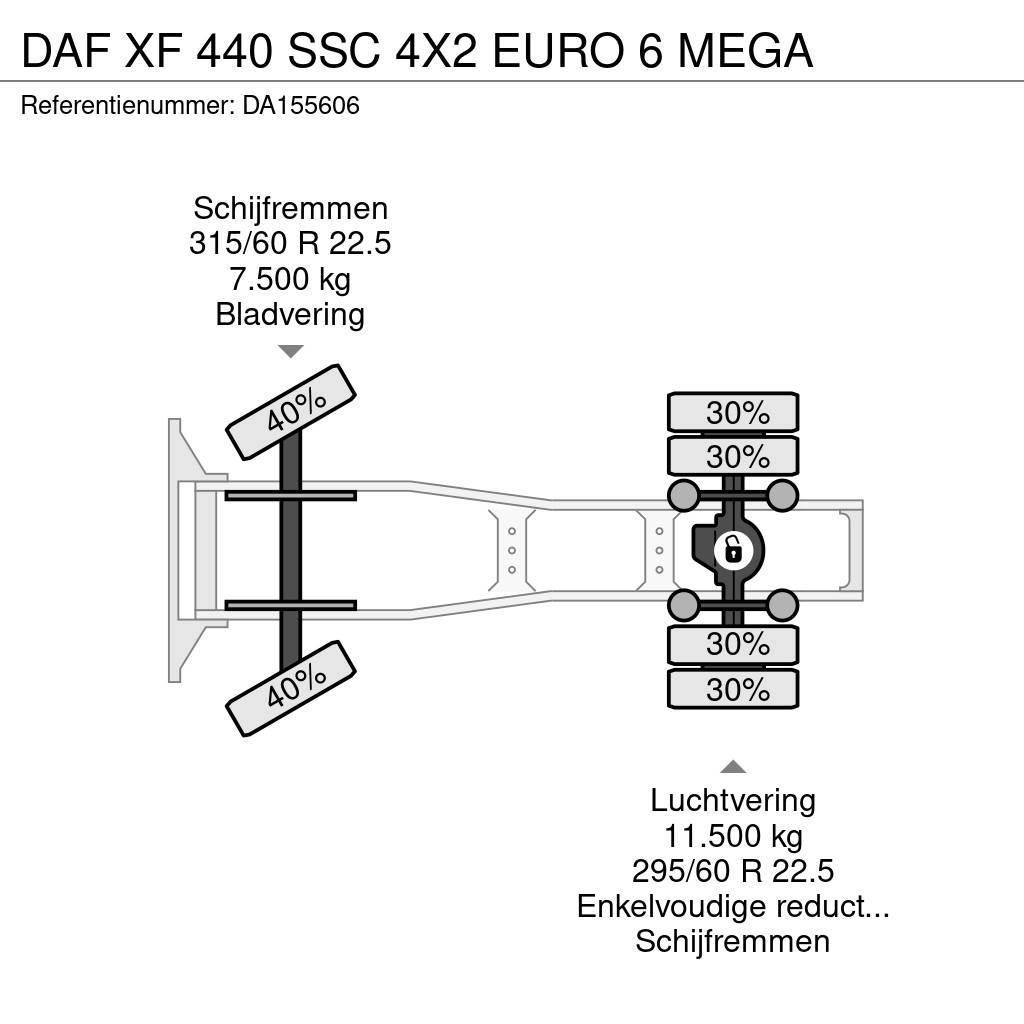 DAF XF 440 SSC 4X2 EURO 6 MEGA Autotractoare