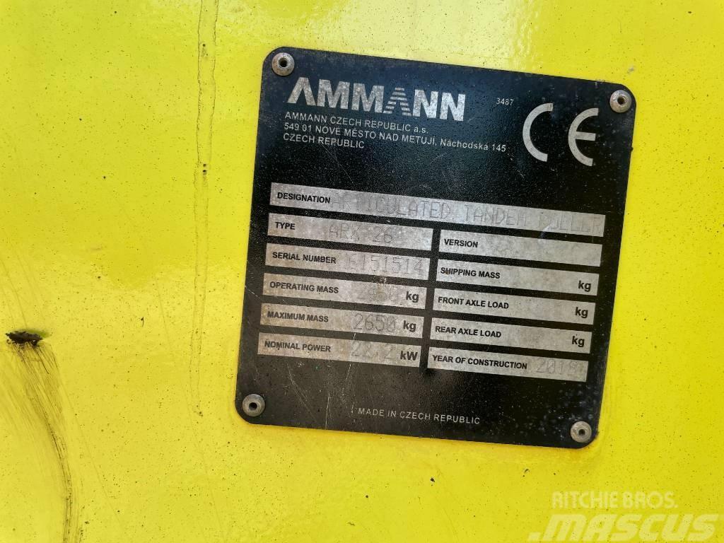 Ammann ARX 26 Cilindri compactori dubli