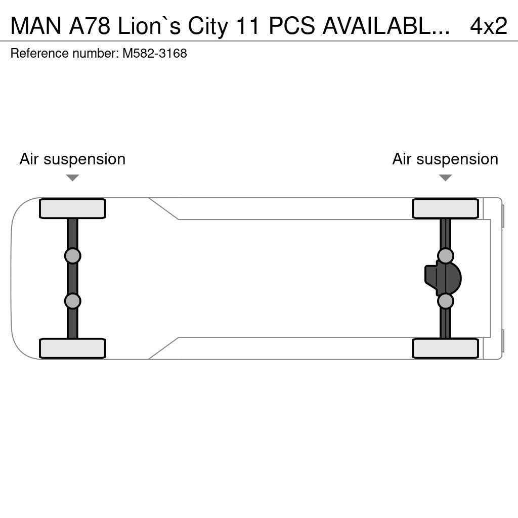 MAN A78 Lion`s City 11 PCS AVAILABLE / EURO EEV / 30 S Autobuze