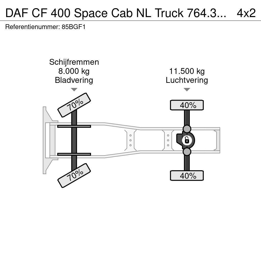 DAF CF 400 Space Cab NL Truck 764.313KM Autotractoare