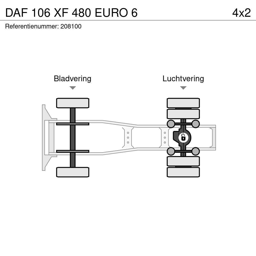 DAF 106 XF 480 EURO 6 Autotractoare