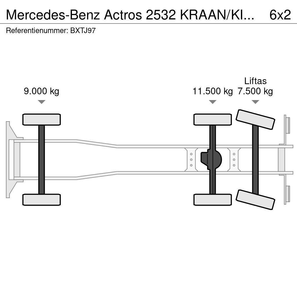 Mercedes-Benz Actros 2532 KRAAN/KIPPER!!TOP Autobasculanta