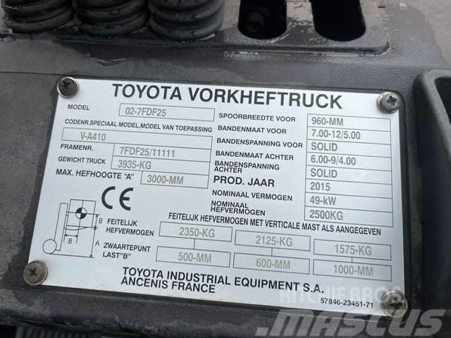 Toyota 7 FD F 25 Stivuitor diesel