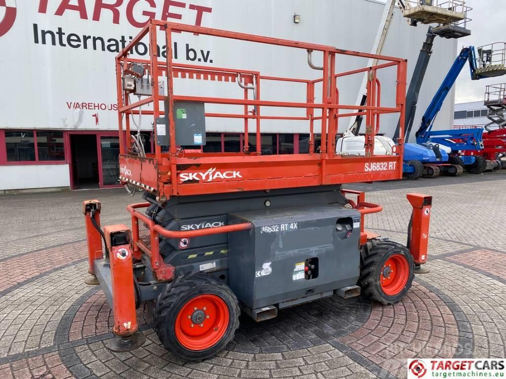 SkyJack SJ6832 RT Diesel 4x4 Scissor Work Lift 1180cm Platforme foarfeca