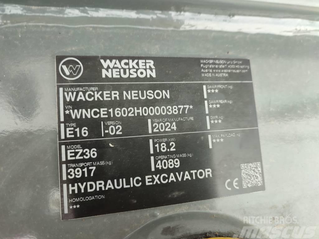 Wacker Neuson EZ 36 Mini excavatoare < 7t