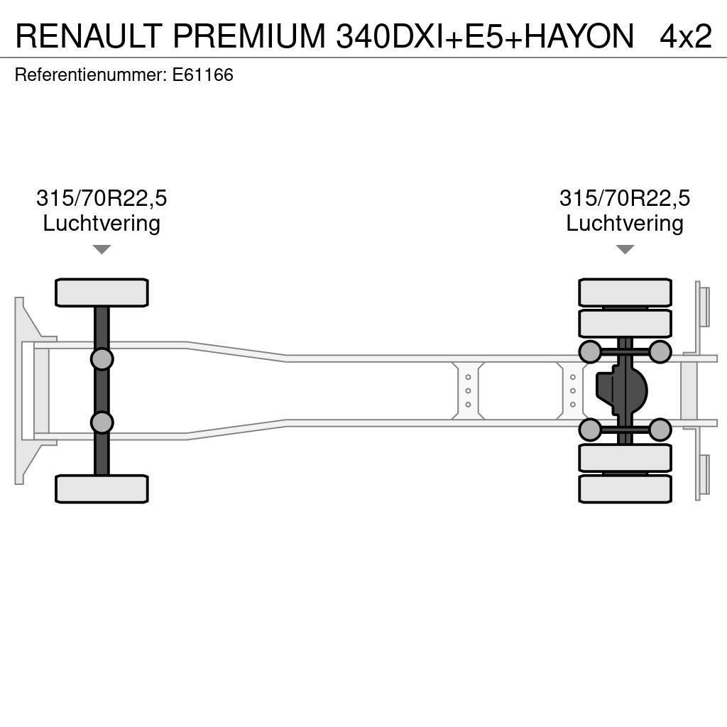 Renault PREMIUM 340DXI+E5+HAYON Autocamioane