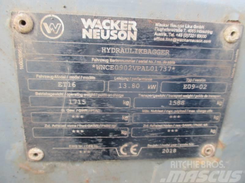 Wacker Neuson ET16 Mini excavatoare < 7t