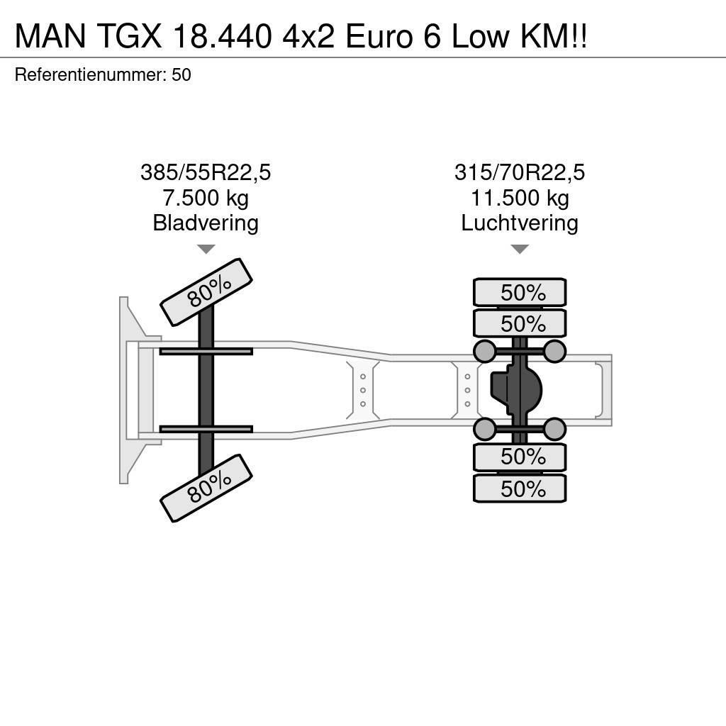 MAN TGX 18.440 4x2 Euro 6 Low KM!! Autotractoare
