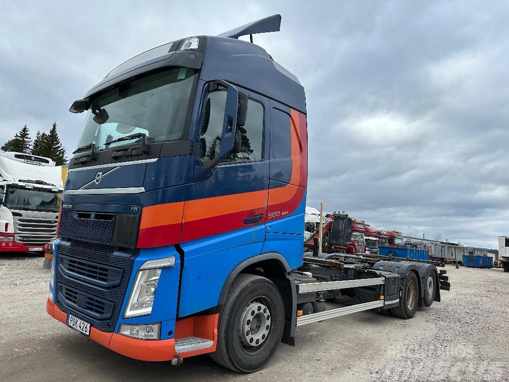 Volvo FH-500 Container Bil chassi Camion cadru container