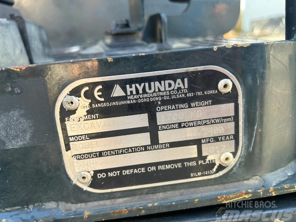 Hyundai R17Z-9A Mini excavatoare < 7t