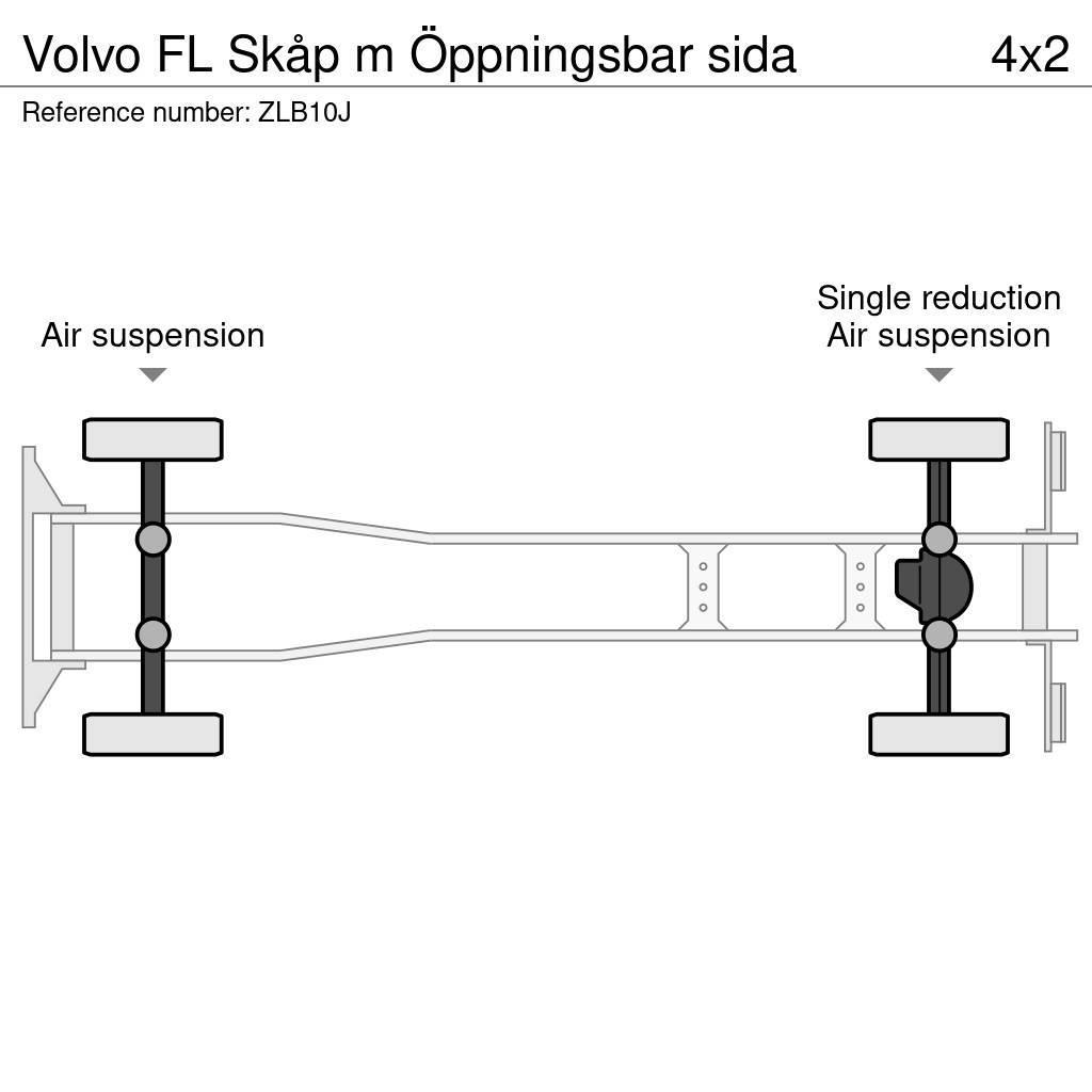Volvo FL Skåp m Öppningsbar sida Autocamioane