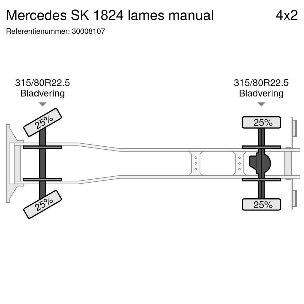 Mercedes-Benz SK 1824 lames manual Camion cabina sasiu