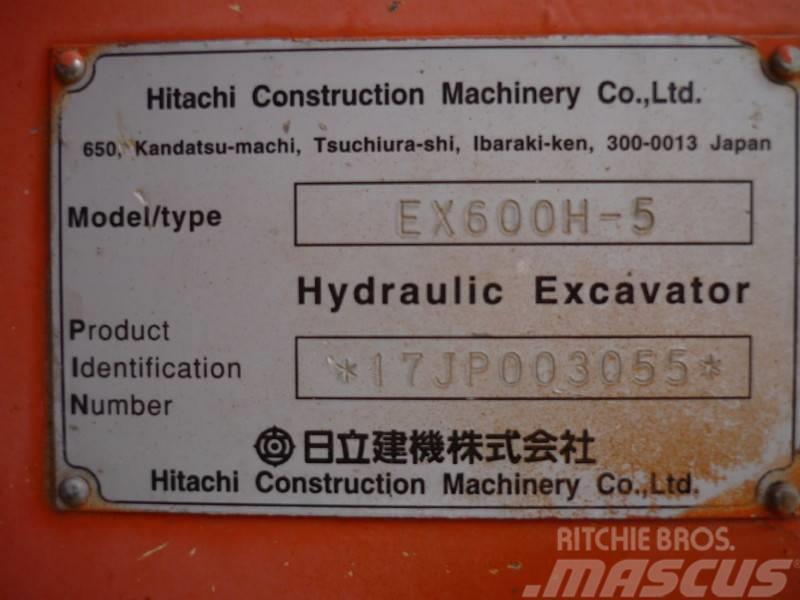 Hitachi EX 600 H-5 Excavatoare pe senile