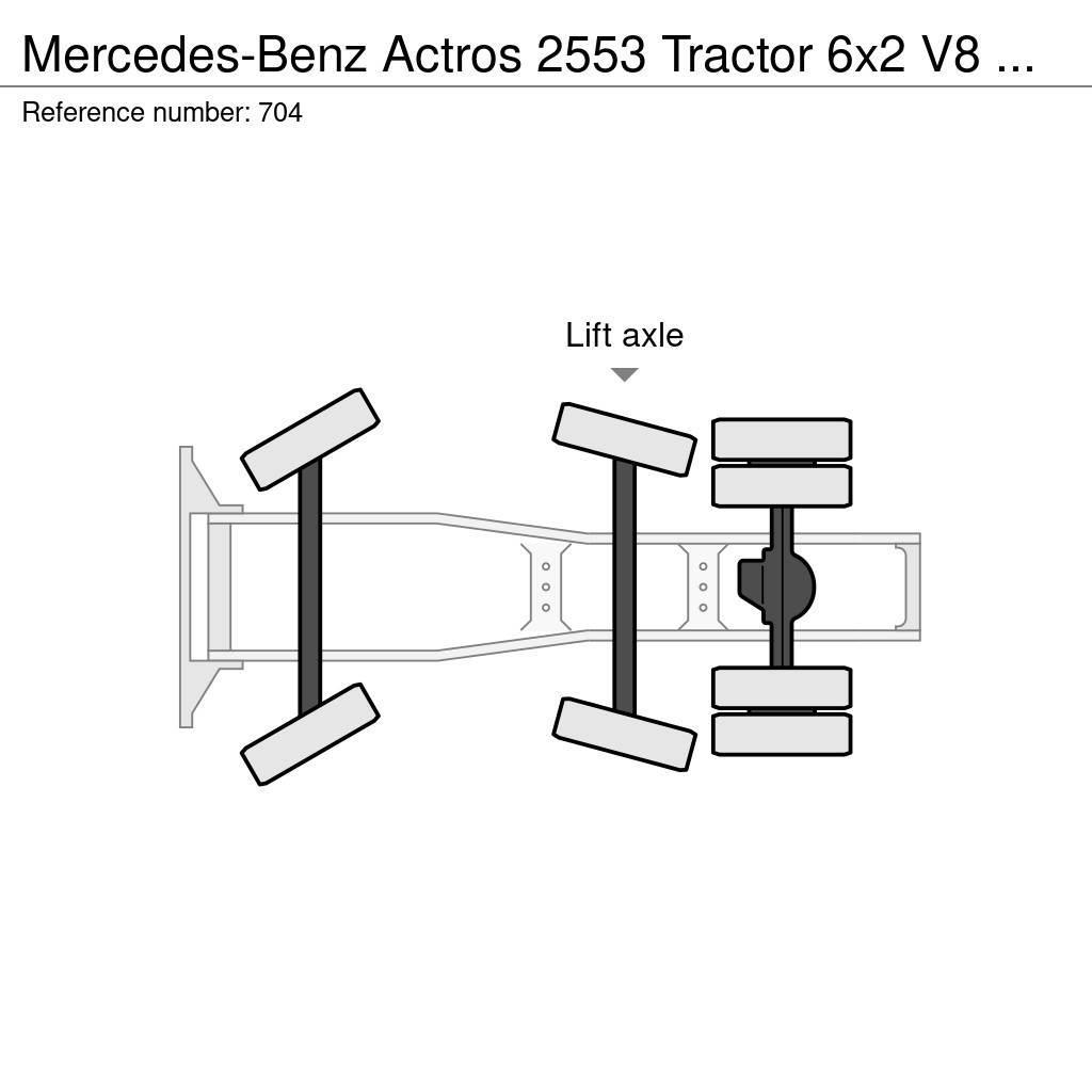 Mercedes-Benz Actros 2553 Tractor 6x2 V8 EPS Retarder Big Axle G Autotractoare