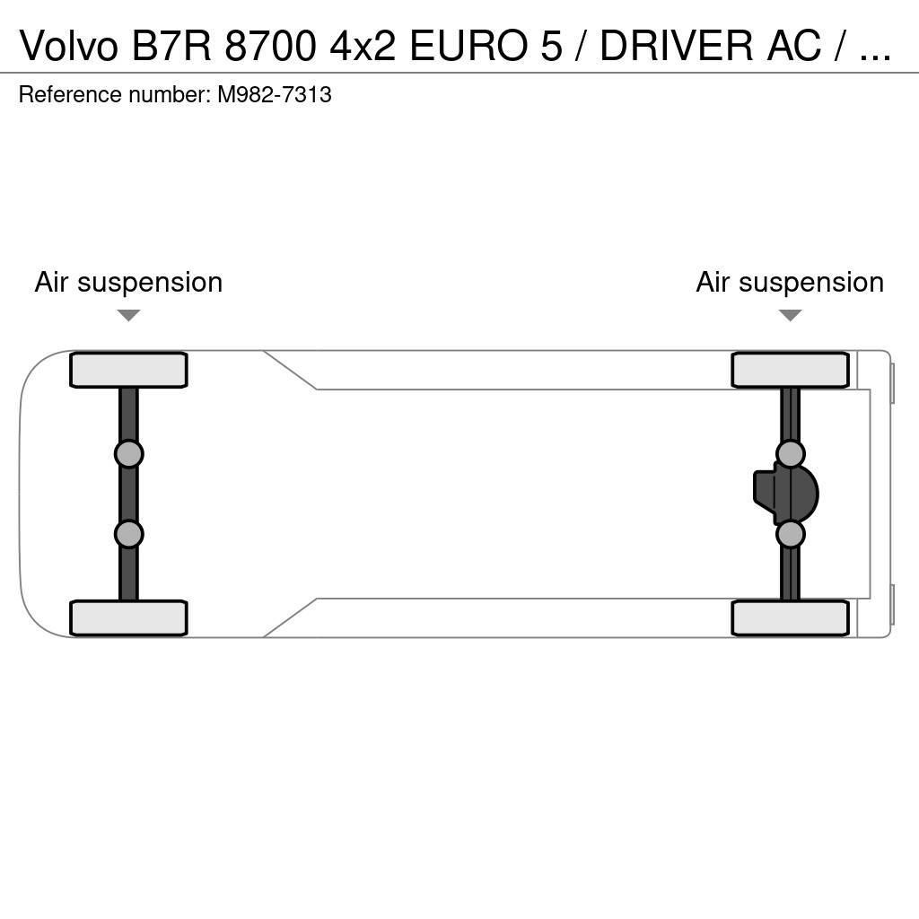Volvo B7R 8700 4x2 EURO 5 / DRIVER AC / AUXILIARY HEATIN Autobuze