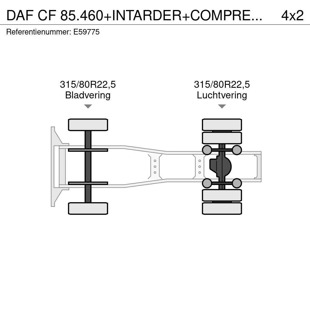 DAF CF 85.460+INTARDER+COMPRESSEUR Autotractoare