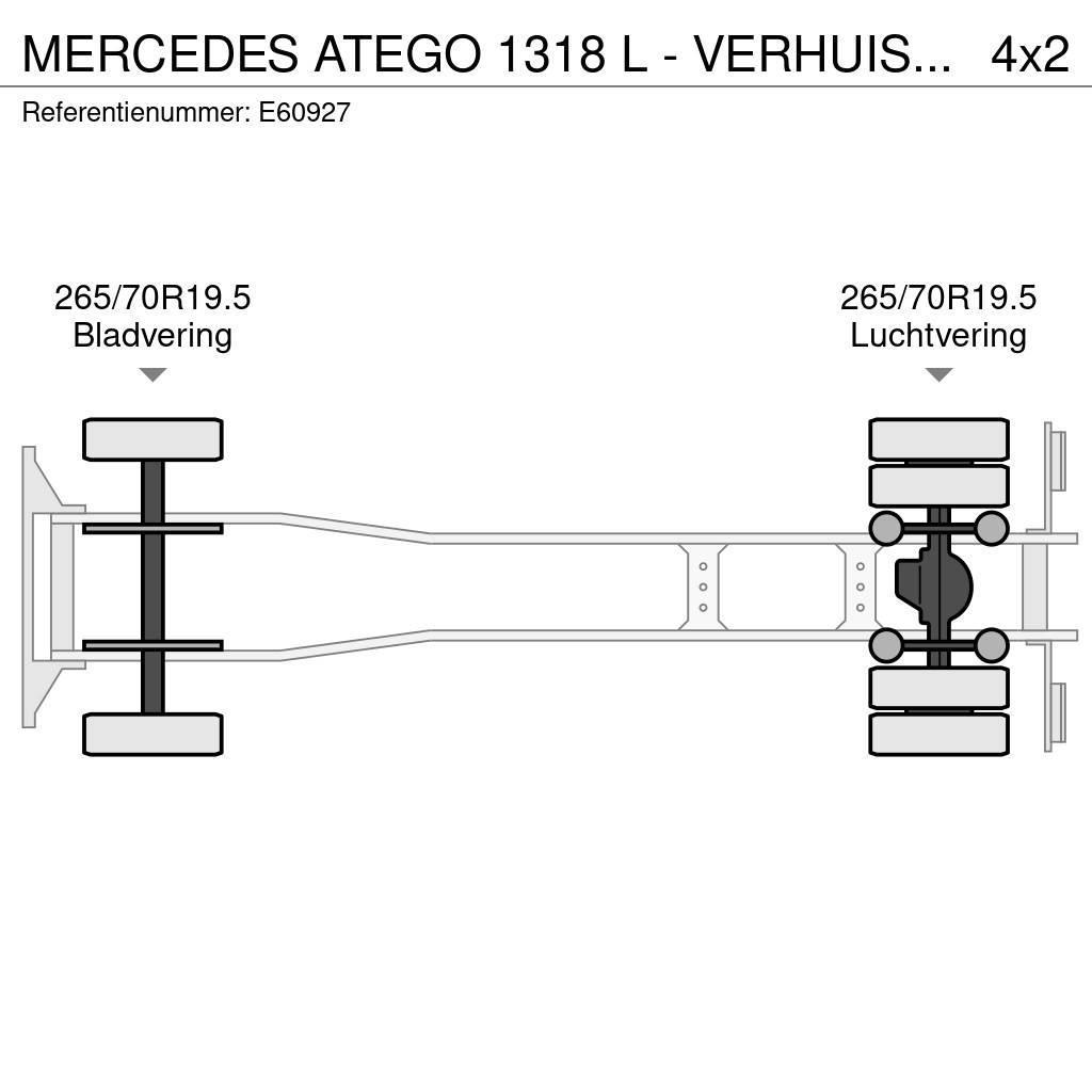 Mercedes-Benz ATEGO 1318 L - VERHUISLIFT Autocamioane