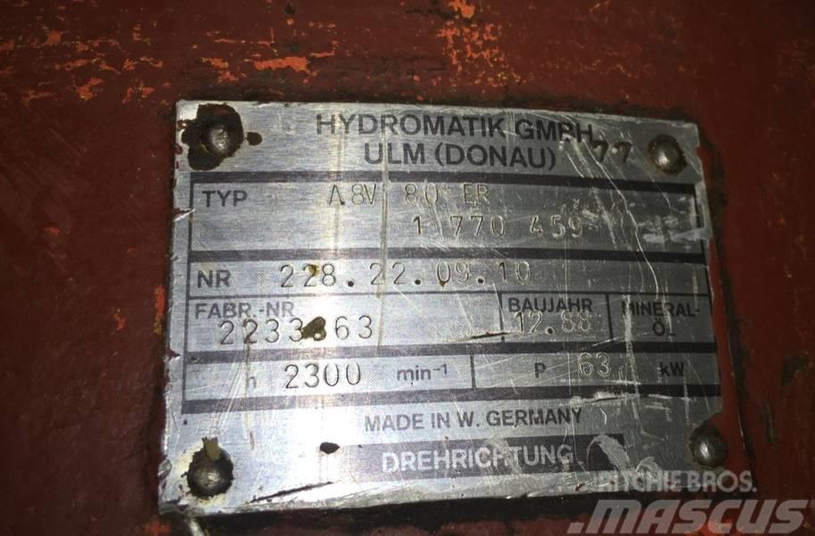 Hydromatik O&K RH6 Pompa hydrauliczna A8V 80 ER Hidraulice
