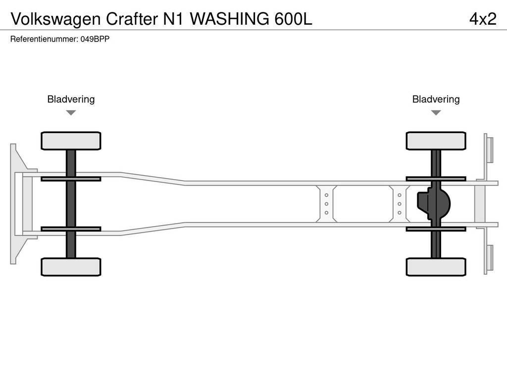 Volkswagen Crafter N1 WASHING 600L Cisterne