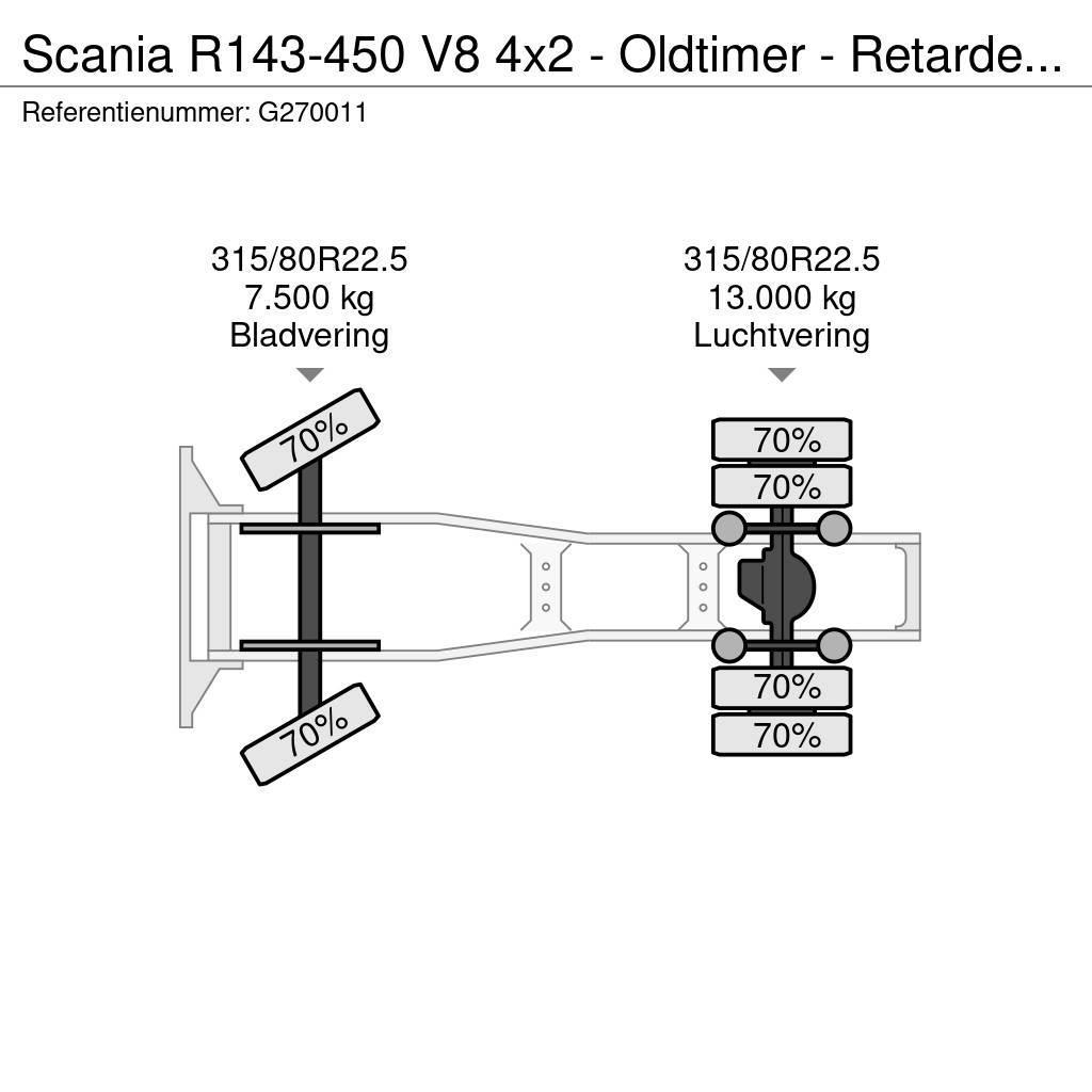 Scania R143-450 V8 4x2 - Oldtimer - Retarder - PTO/Hydrau Autotractoare