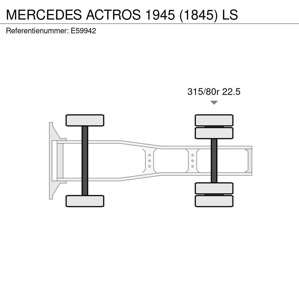 Mercedes-Benz ACTROS 1945 (1845) LS Autotractoare