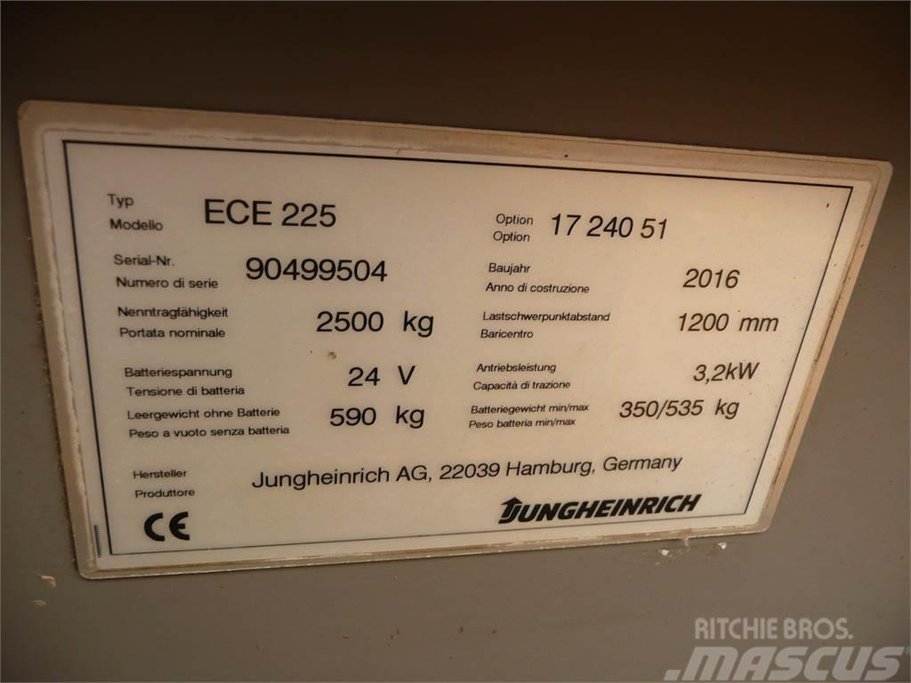 Jungheinrich ECE 225 2400x510mm Stivuitoare de micã inaltime pentu logistica
