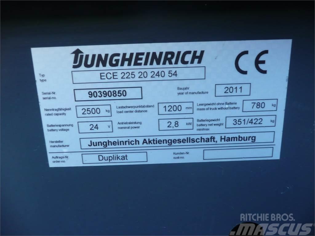 Jungheinrich ECE 225 2400X540mm Stivuitoare de micã inaltime pentu logistica