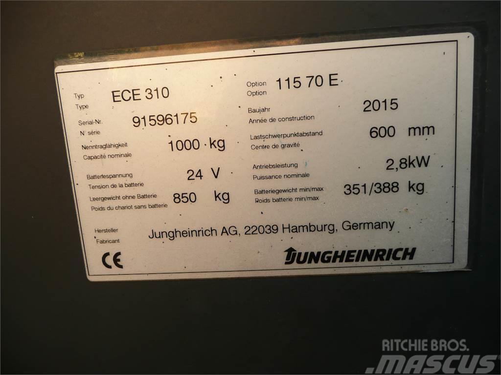 Jungheinrich ECE 310 70 E 1150x560mm Stivuitoare de micã inaltime pentu logistica
