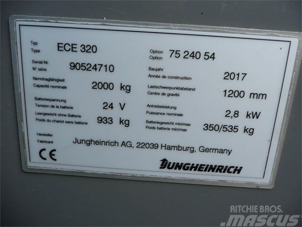 Jungheinrich ECE 320 2400x540mm Stivuitoare de micã inaltime pentu logistica