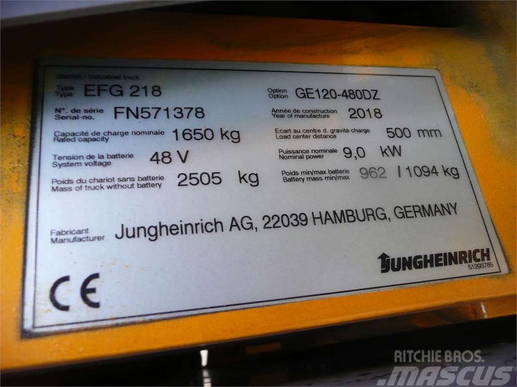 Jungheinrich EFG 218 480 DZ Stivuitor electric