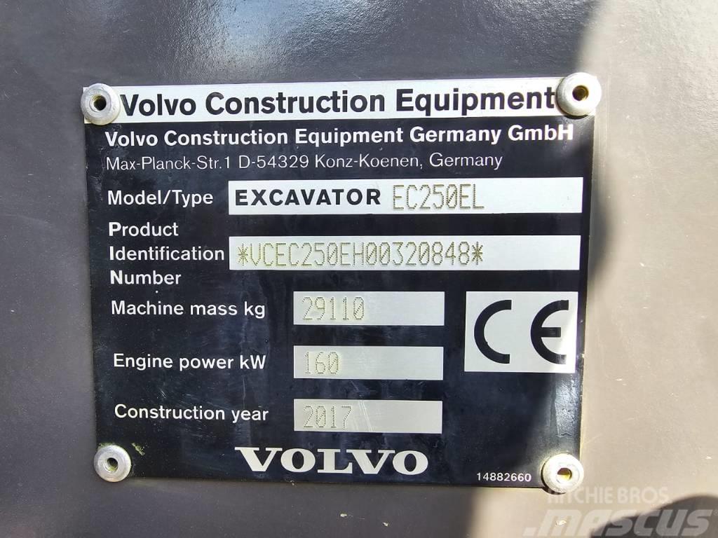 Volvo EC250EL Excavatoare pe senile