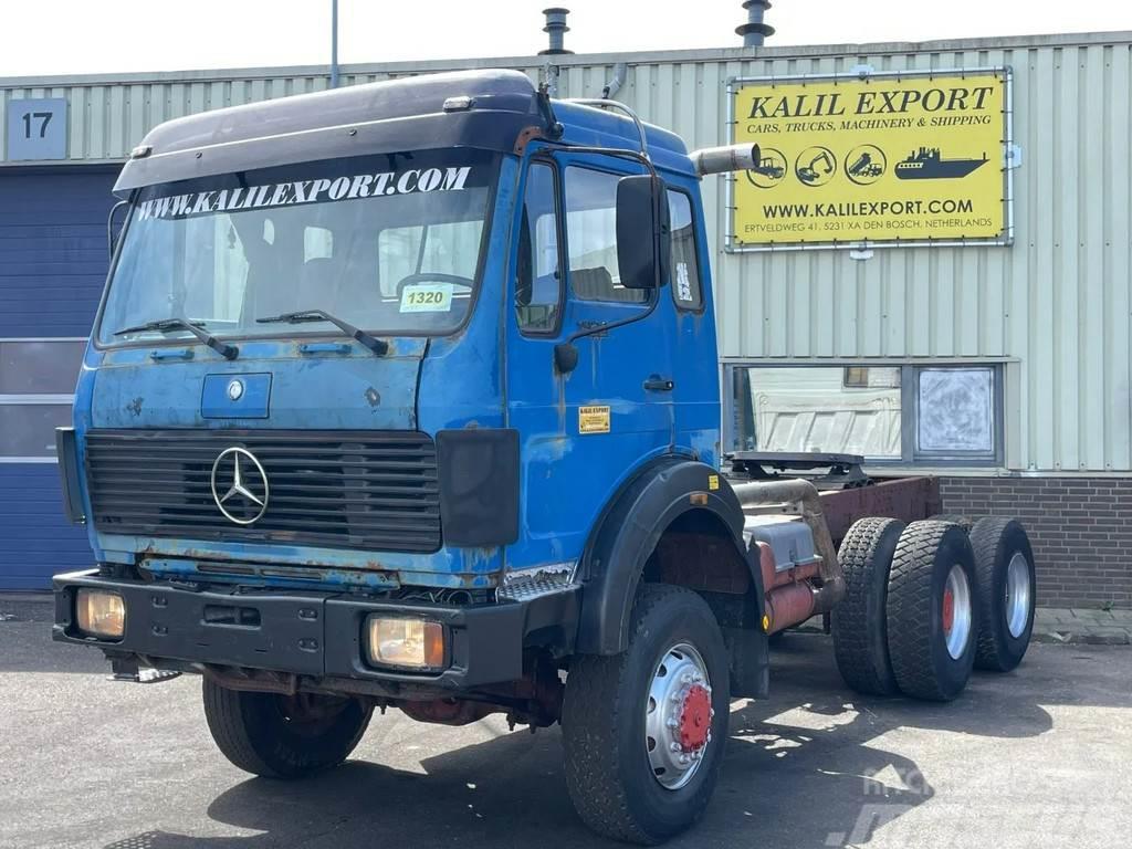 Mercedes-Benz SK 1928 V8 Chassis 4x4 +2 Full Spring ZFBig Axle G Camion cabina sasiu