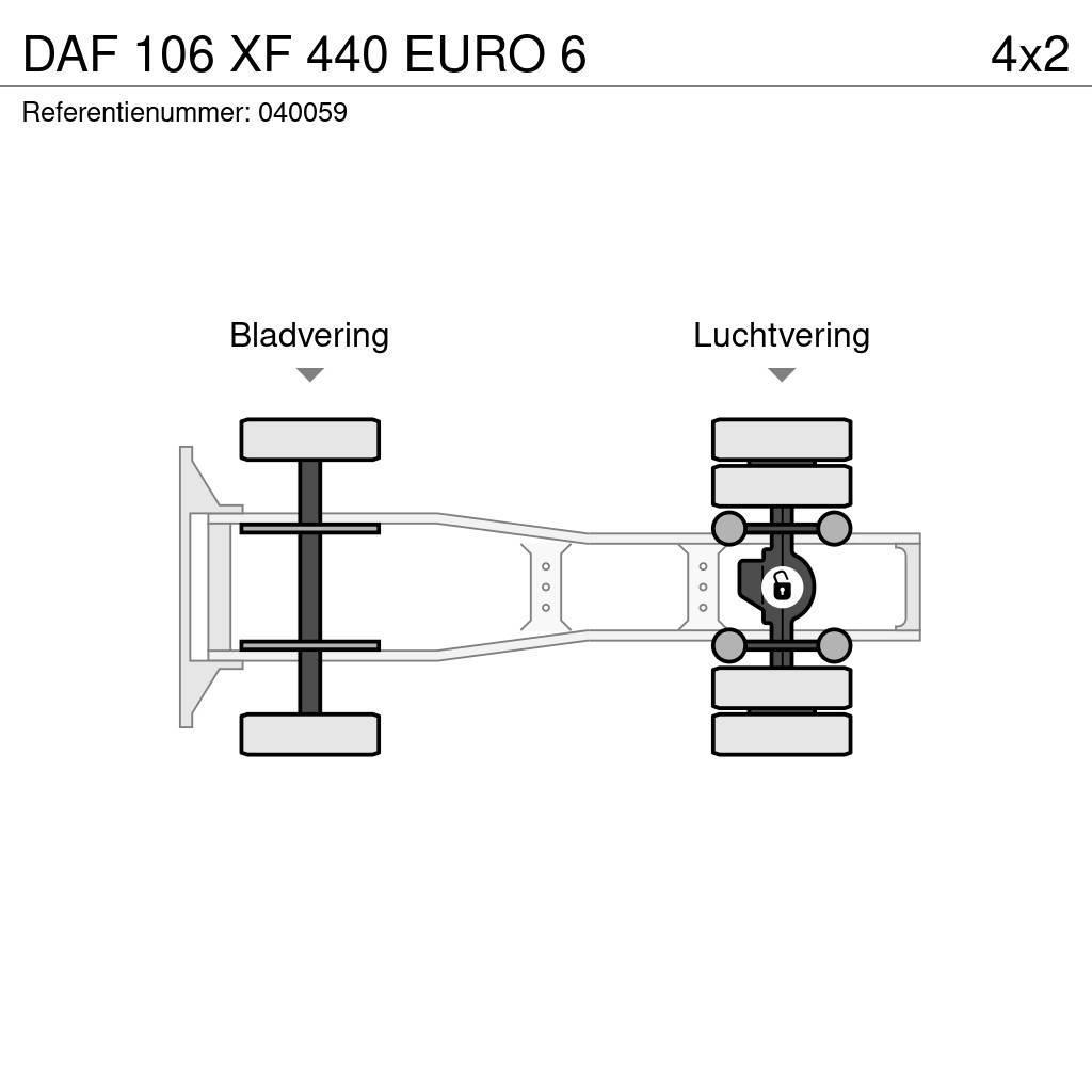 DAF 106 XF 440 EURO 6 Autotractoare
