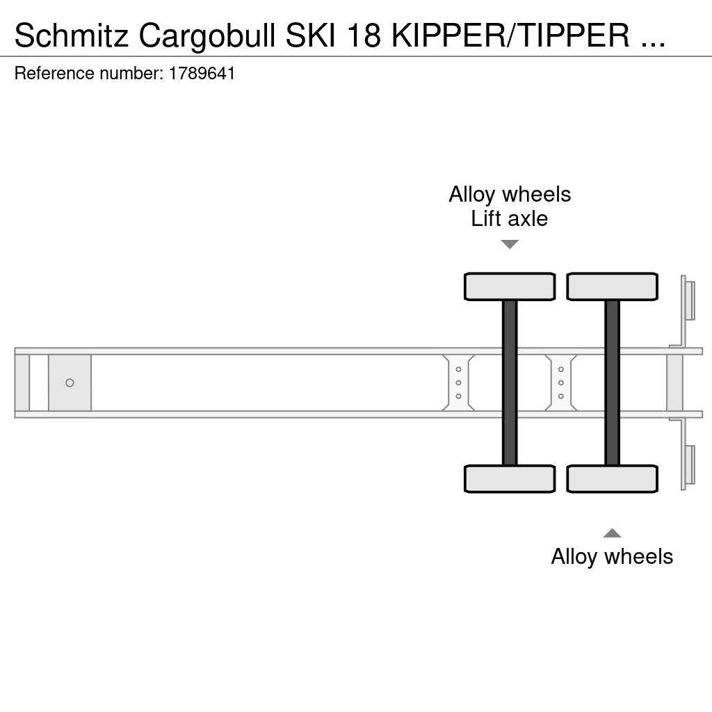 Schmitz Cargobull SKI 18 KIPPER/TIPPER TRAILER/AUFLIEGER Semi-remorca Basculanta