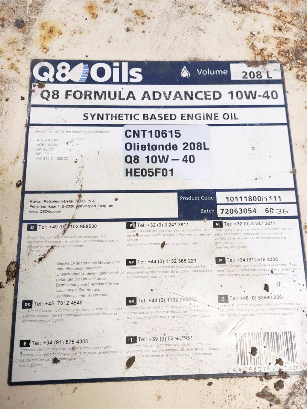  Oiletønde 208L Q8 10W-40 Synthetich Based Altele
