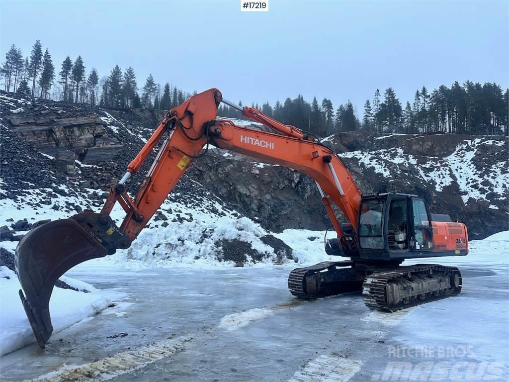 Hitachi ZX350LC-5B Crawler Excavator w/ Digging Bucket. Excavatoare pe senile