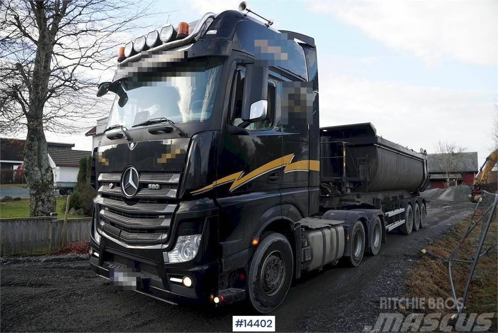 Mercedes-Benz Actros 2653 6x4 Truck w/ hydraulics. Autotractoare