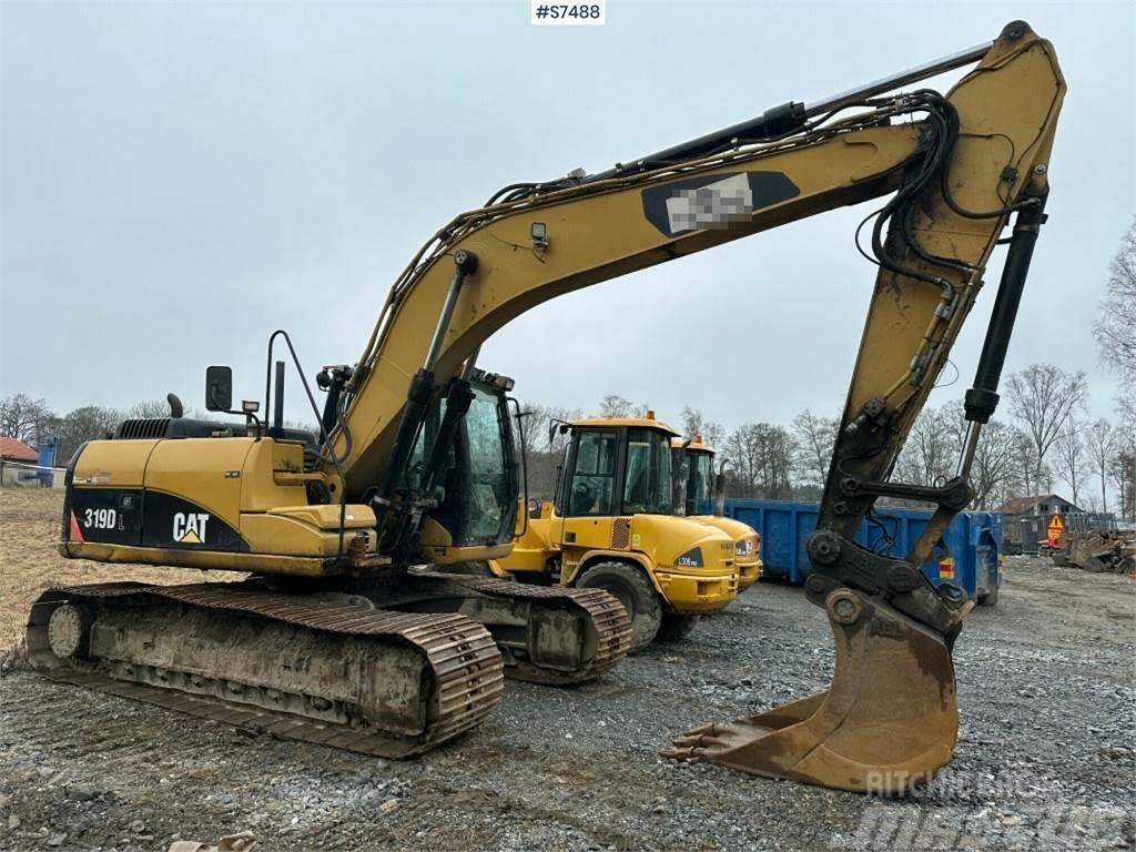 CAT 319D Excavator with rotor, digging system and gear Excavatoare pe senile