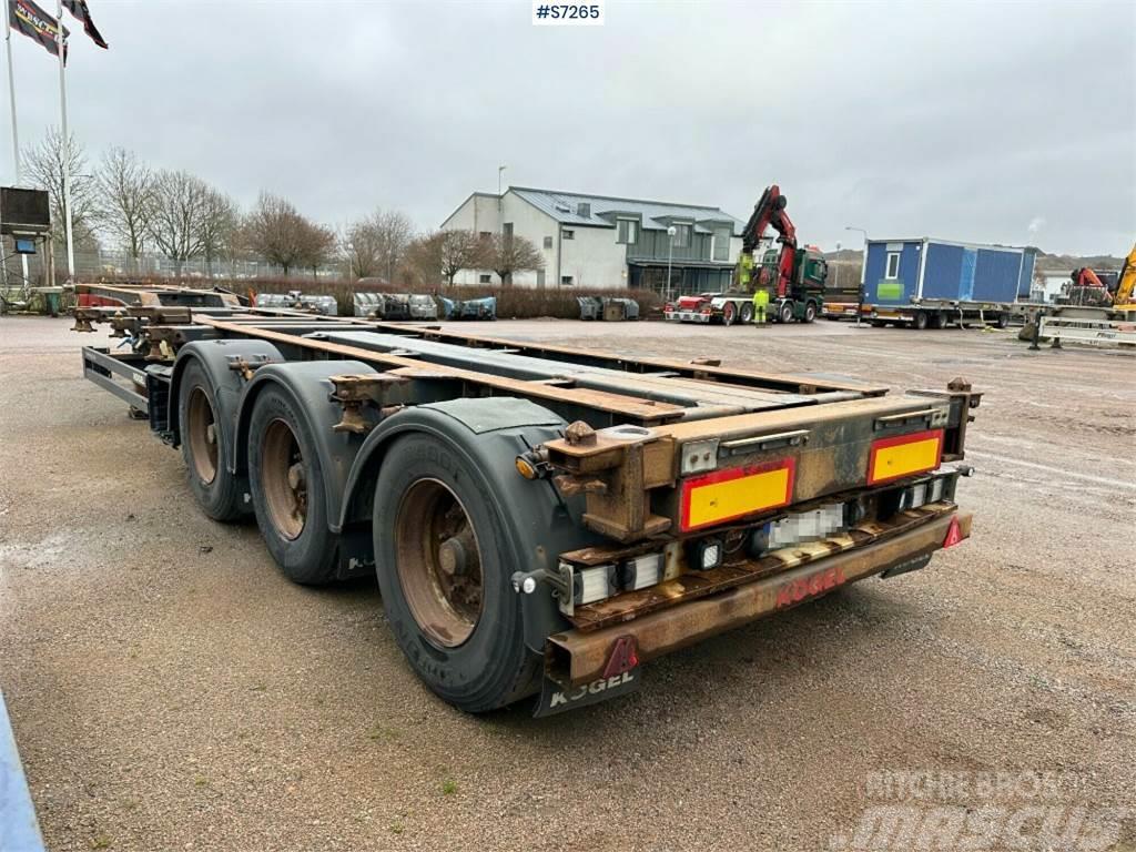Kögel SWCT 24P130 AV45 Container chassis Camion cabina sasiu