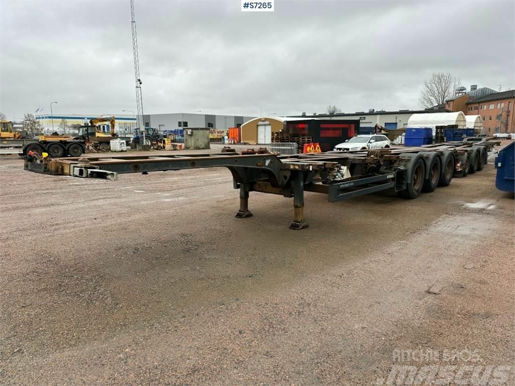 Kögel SWCT 24P130 AV45 Container chassis Camion cabina sasiu