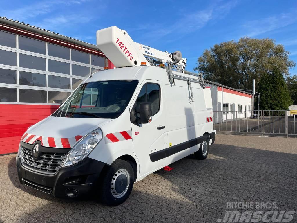 Renault Master Hubarbeitsbühne France Elévateur 142 TPF Platforme aeriene montate pe camion